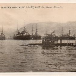 Carte Postale Ancienne - Marine de Guerre - Sous-Marin Thon -N&deg;1533