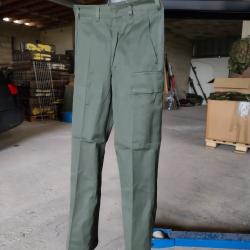 Pantalon kaki vert fonc&eacute; arm&eacute;e Belge neuf