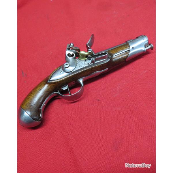 Pistolet a silex de Gendarmerie an IX manuf. de Maubeuge