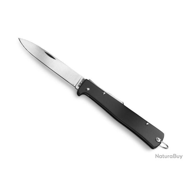 COUTEAU OTTER MERCATOR 11CM NOIR CARBONE + CLIP