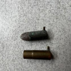 2 cartouches &agrave; broches calibre 7mm