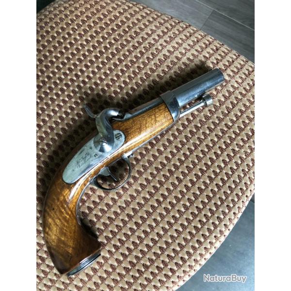 rare pistolet d'officier de gendarmerie mod�le 1836