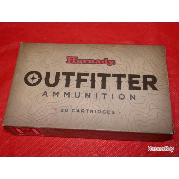 Boite de 20 cartouches HORNADY OUTFITTER 338 Win Mag 225gr CX