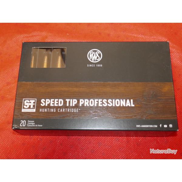 Boite de 20 cartouches RWS 300 Win Mag 10.7g/165gr SPEED TIP PROFESSIONAL