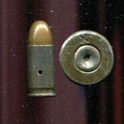 7.65 mm Browning Silencieux Services Sp&eacute;ciaux Allemagne 39-45 - TRES RARE - marque : X - &eacute;tui acier