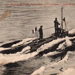 Carte Postale Marine Militaire Fran&ccedil;aise "Gymnote" Sous-Marin -N&deg;7673