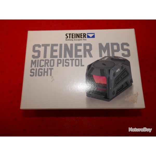 Viseur point rouge Steiner MPS Noir - 3.3 MOA (MPS Micro Pistol Sight)