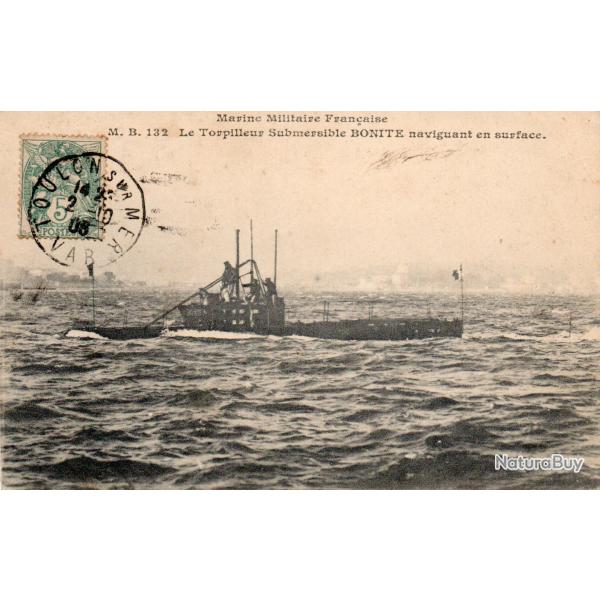 Carte postale sous-marin Bonite -N�7674