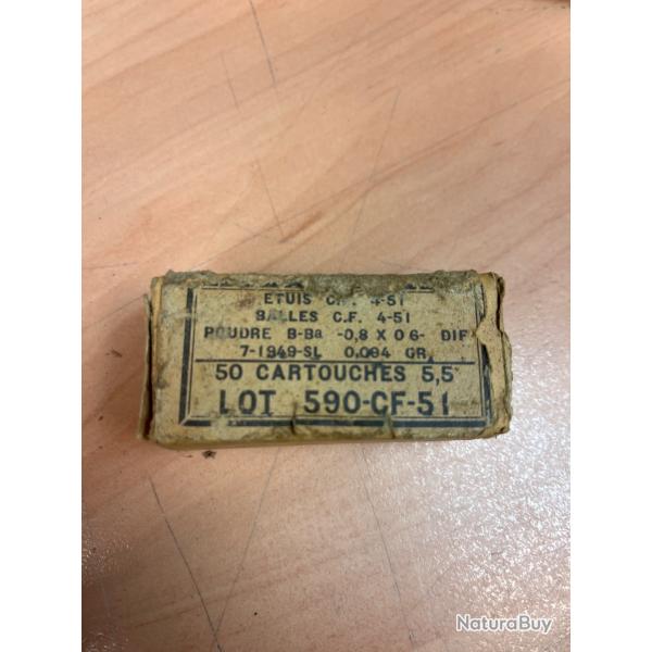 Bo�te de 50 22 LR DE 1951