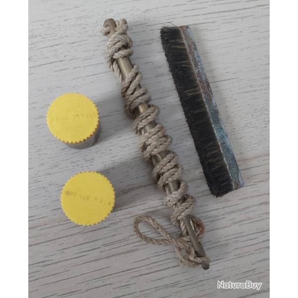 Ensemble entretien Garand,graisse lavoir � ficelle, brosse