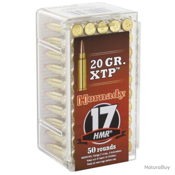 - BALLES HORNADY , XTP 20GR , Calibre: 17HMR. Lot de 250 cartouches.