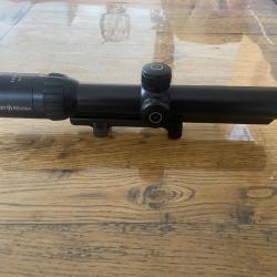 Vend Schmidt et Bender z&eacute;nith &agrave; rail1,1-4-24 r&eacute;ticule lumineux fd7