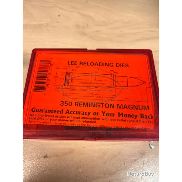 Jeu d'outils de rechargement calibre 350 Remington magnum