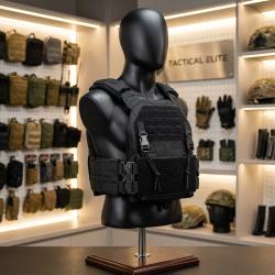 PACK GILET PORTE PLAQUE + PLAQUE BALISTIQUE NIJ IIIA