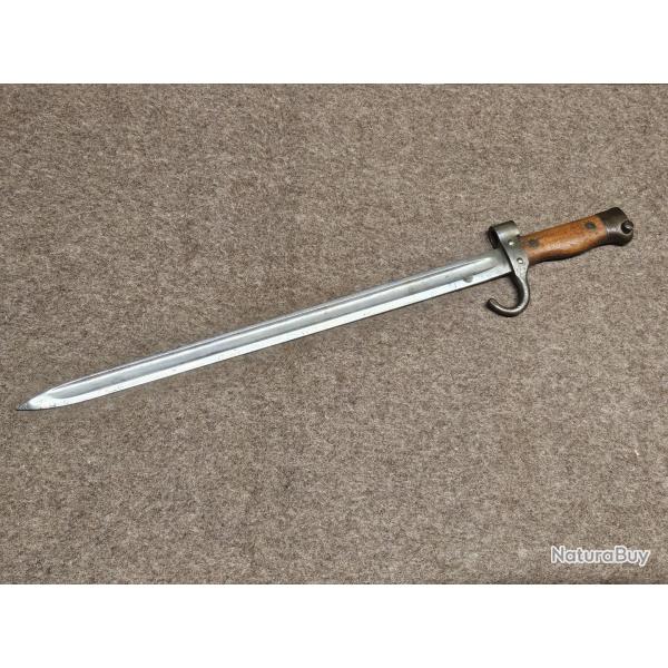 Baionnette de mousqueton Berthier sans fourreau