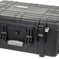 Mallette Valise &agrave; roulettes d'ext&eacute;rieur avec mousse pr&eacute;d&eacute;coup&eacute;e, Noir , 58.5 x 45 x 27.5 cm Valise