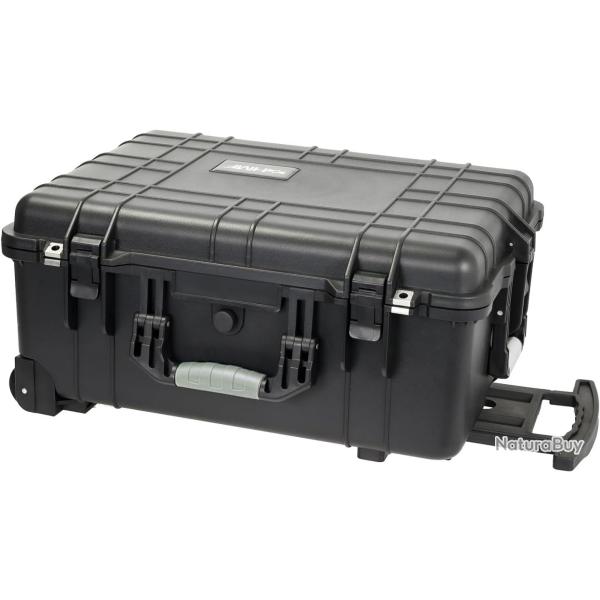 Mallette Valise � roulettes d'ext�rieur avec mousse pr�d�coup�e, Noir , 58.5 x 45 x 27.5 cm Valise