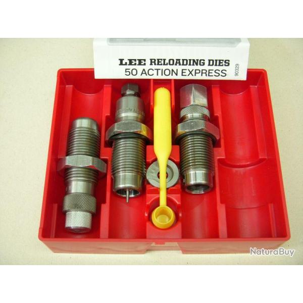 LEE RELOADING DIES - 3 OUTILS - 50 ACTION EXPRESS