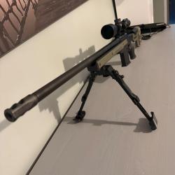 Pack carabine &agrave; ver ou howa crosse Oryx -lunette microdot FFP 6-24x50