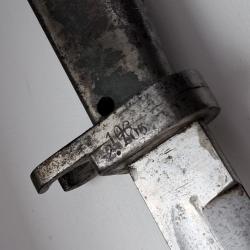 Ba&iuml;onnette allemande 14 18 ersatz r&eacute;giment 106 puis 105 saxe Strasbourg