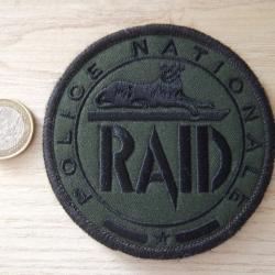 &eacute;cusson RAID (vert) insigne collection patch basse visibilit&eacute;