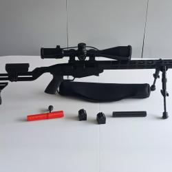 Carabine RUGER PRECISION RIMFIRE Cal 22 LR Lunette Bipied silencieux monopod