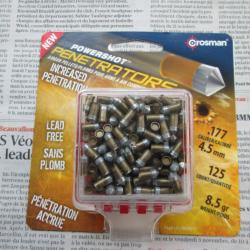 boite complete de 125 plombs penetrators 2 en 4.5mm crosman haute perforation