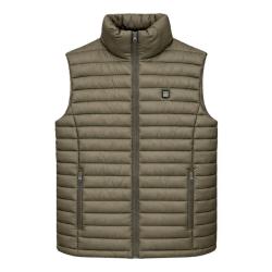 GILET CHAUFFANT KAKI NEW