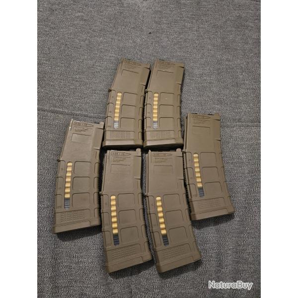 6 Chargeurs GBBR (lot ou unit�) Zet System EMG/Double Eagle