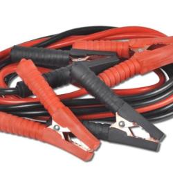 C&acirc;ble d&eacute;marrage aluminium cuivre 4 m 500 A pinces isol&eacute;es voiture