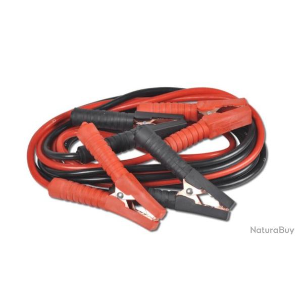 C�ble d�marrage aluminium cuivre 4 m 500 A pinces isol�es voiture