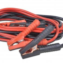 C&acirc;ble d&eacute;marrage voiture aluminium cuivre 750A 5 m pinces isol&eacute;es