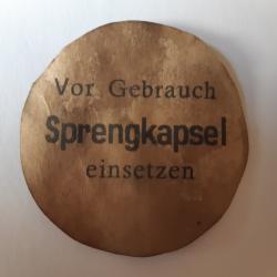 WW1 Allemagne Etiquette Papier DISKUS Handgr. 1915