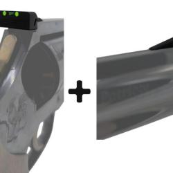 Hausse et guidon HERITAGE MANURHIN MR73 Fibre Optique