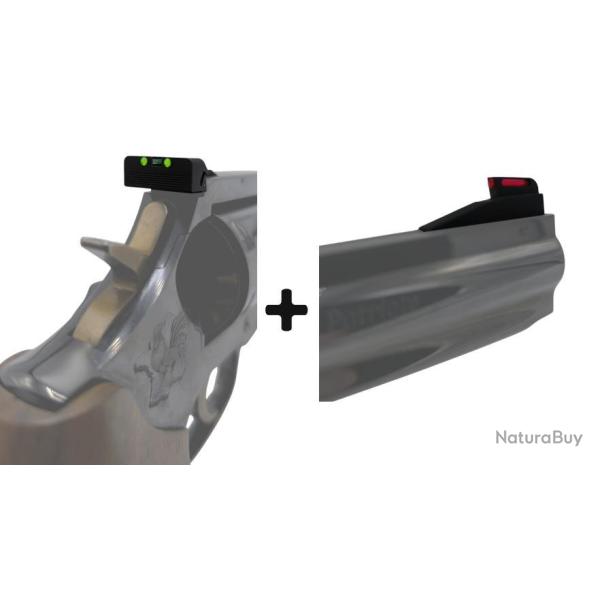 Hausse et guidon HERITAGE MANURHIN MR73 Fibre Optique