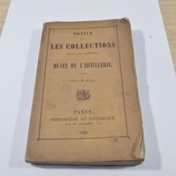 RARE Notice Les collections dont se compose le Mus&eacute;e de l'Artillerie Paris 1842 (22)