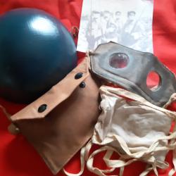 WW1 Compresse Mle C lunettes Toile Pochette imperm&eacute;abilis&eacute;e Poilu VERDUN YPRES CHAMPAGNE VOSGES1915