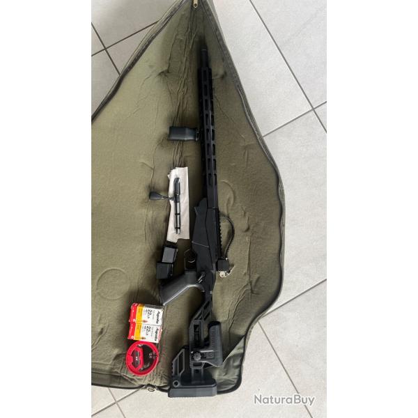 Carabine Ruger precision rimfire Cal.22lr chargeur 10 coups - canon de 46cm filete 1/2-28