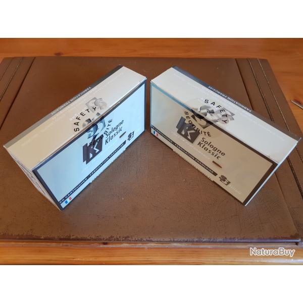 Lot de deux boites de cartouches SOLOGNE KLASSIK en calibre .38-55 WIN.