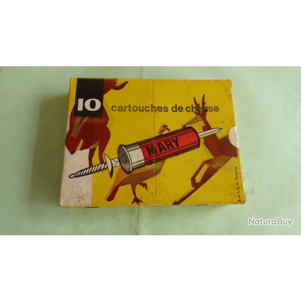 REF 5 - BELLE BO�TE CARTOUCHES CHASSE CAL 16 - MARY - PLOMBS N� 8 disco