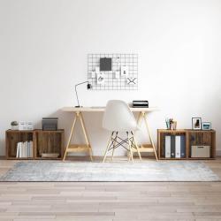 Salon de jardin avec coussins 7 pcs noir r&eacute;sine tress&eacute;e acacia