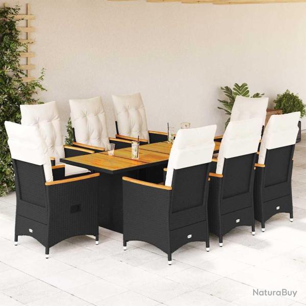 Ensemble de salon Rose de jardin 4 pcs Bois d'Acacia Massif