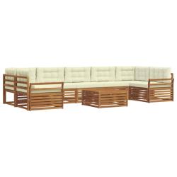 Ensemble de canap&eacute; de jardin 5 pcs Gris clair Poly rotin