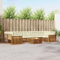 Ensemble de canap&eacute; de jardin 5 pcs Gris clair Poly rotin