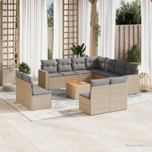 Chaises de jardin lot de 8 avec coussins Bois de teck massif