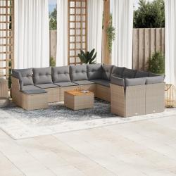 Chaises de jardin lot de 8 avec coussins Bois de teck massif