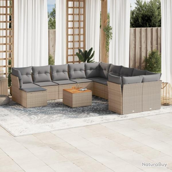 Chaises de jardin lot de 8 avec coussins Bois de teck massif