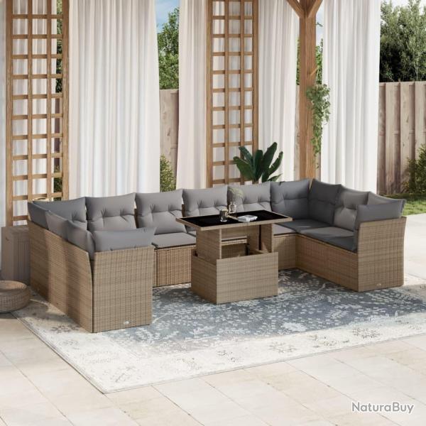 Chaises de jardin lot de 4 coussins � carreaux gris Teck solide