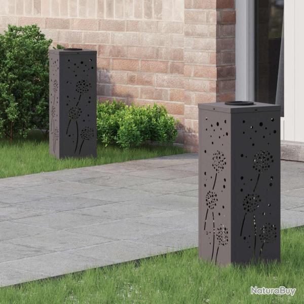 Salon de jardin avec coussins 7 pcs gris clair r�sine tress�e