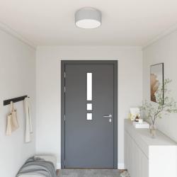 Salon de jardin avec coussins 7 pcs beige r&eacute;sine tress&eacute;e